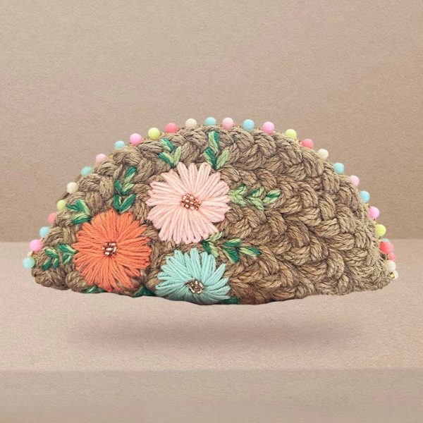 Mini Half Moon Bag ~ Candy Flowers