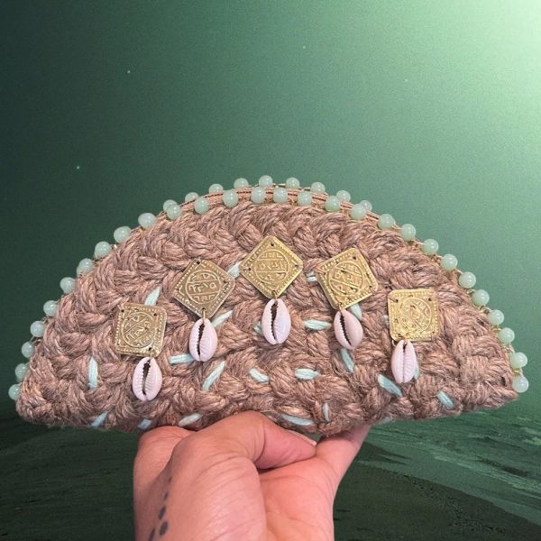 Mini Half Moon ~ Sea Shell Coin Bag