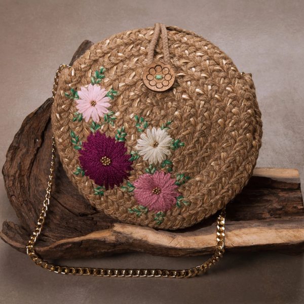 Pink Wine Full Moon Bag