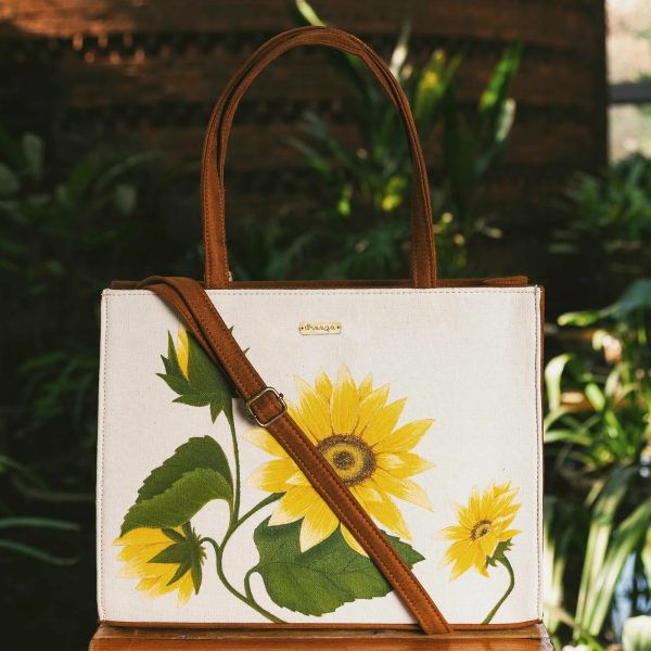 Buy Sunflower Tote Bag Online In India