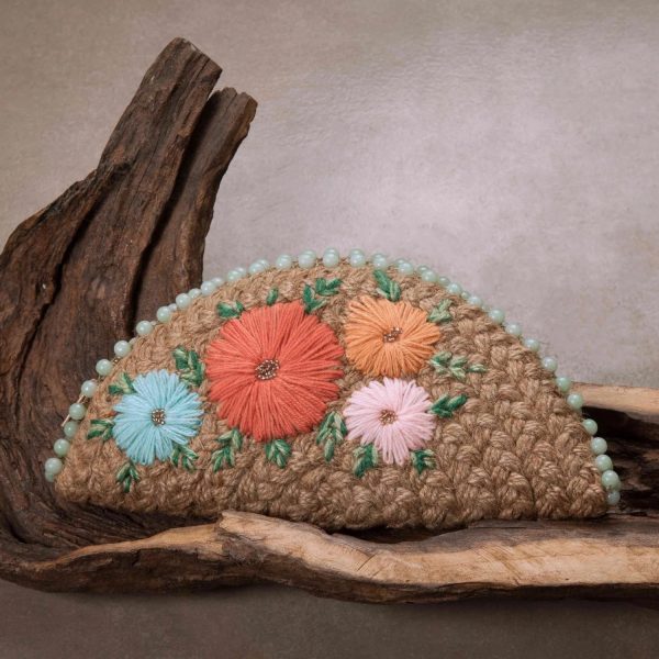 Pastel Half Moon Clutch Bag