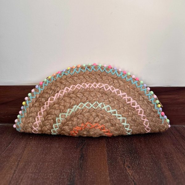 Happy Candy Half Moon Clutch Bag