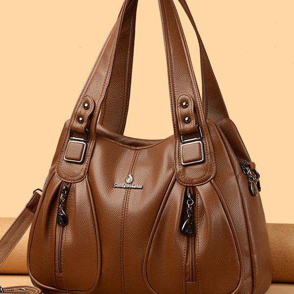 Trendy Lady's Bag - Tote Shoulder Bag - Large Capacity Handheld Crossbody Bag