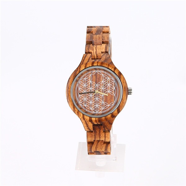Wooden wooden wood factory all teak wood with retro casual solid wood watch