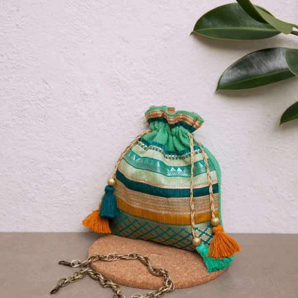 Sea Turquoise Potli Bag