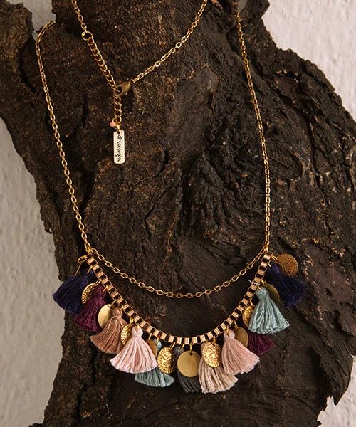 Wine Horizon Chain Necklace