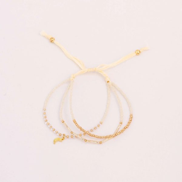 Crystal White Moon Bracelet