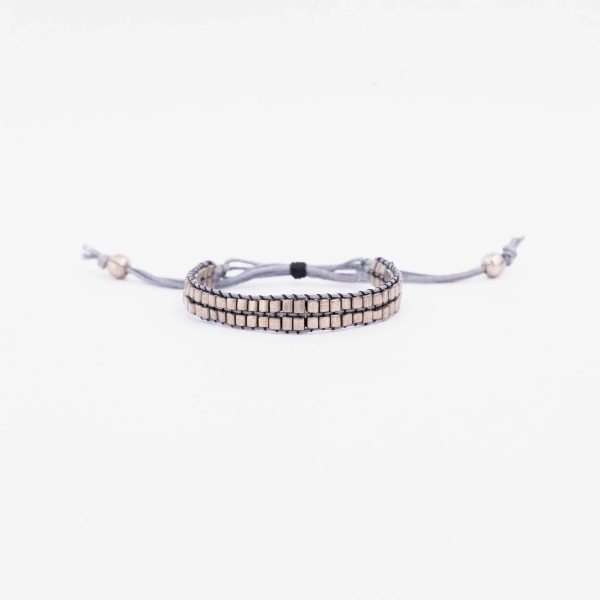Double Silver Band Bracelet