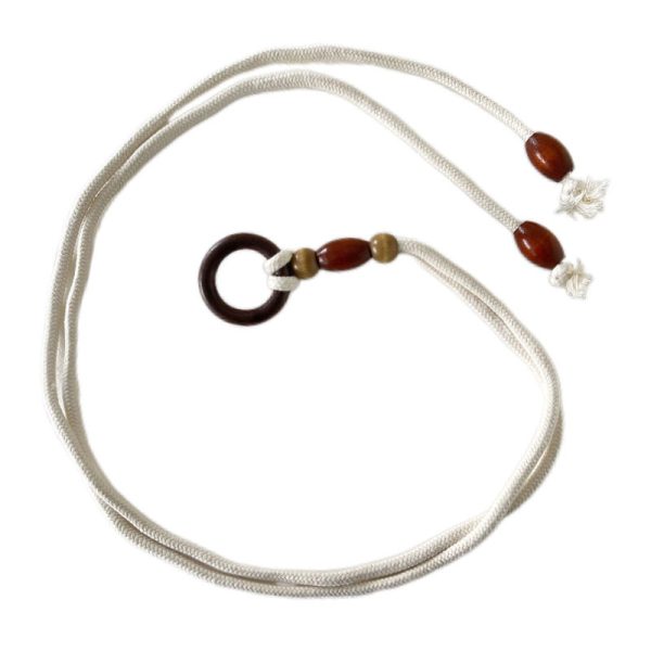 Bohemian style white waist sash accessory for women in summer ethnic style