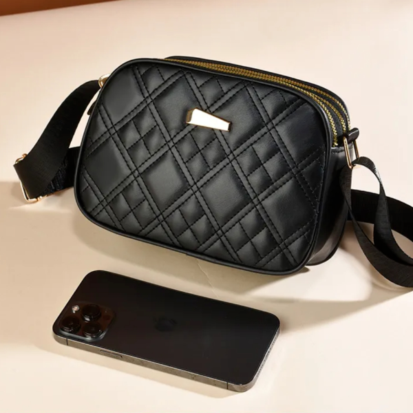 Diamond cross body bag bag women’s simple stylish solid color storage bag shoulder bag mobile phone bag