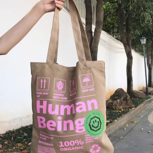 All-in-one large capacity canvas bag women’s fashion South Korean Tote bag female college student shoulder bag